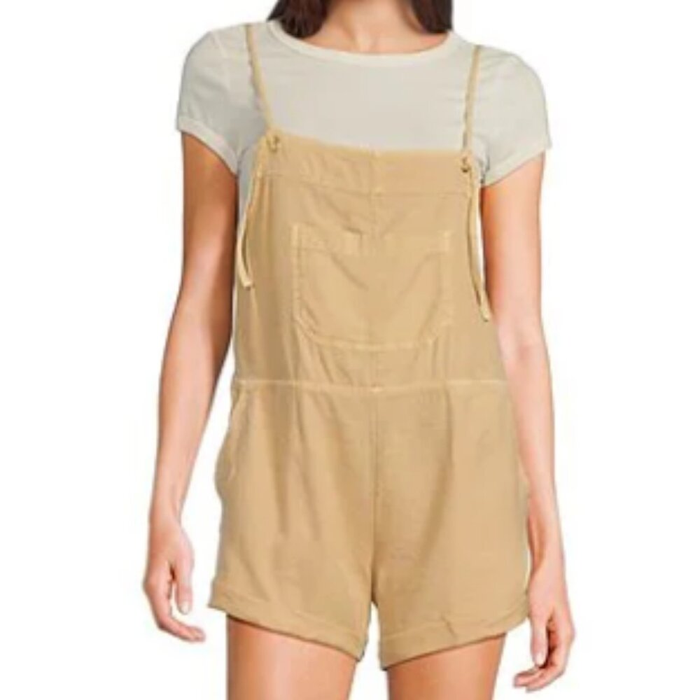 Billabong Wild Pursuit Romper Overalls – Khaki – Size Small